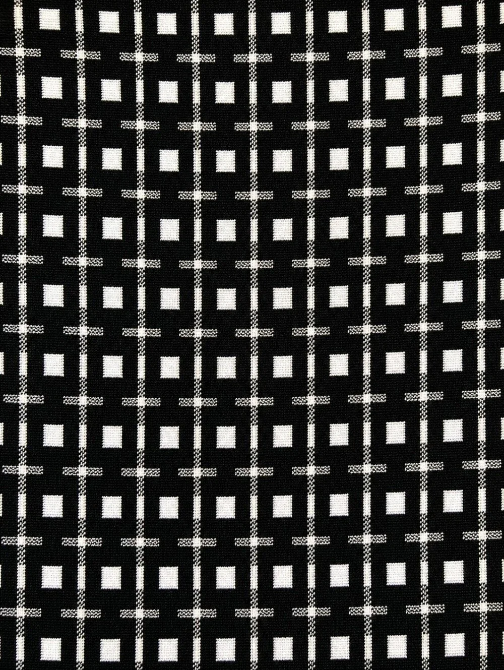 Express Black and White Midi Pencil Skirt